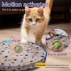Smart Interactive Cat Toys Ball Fast Rolling in Pouch Hide and Seek Kitten Toy Motion Activated Interactive Cat Toy for Indoor 3