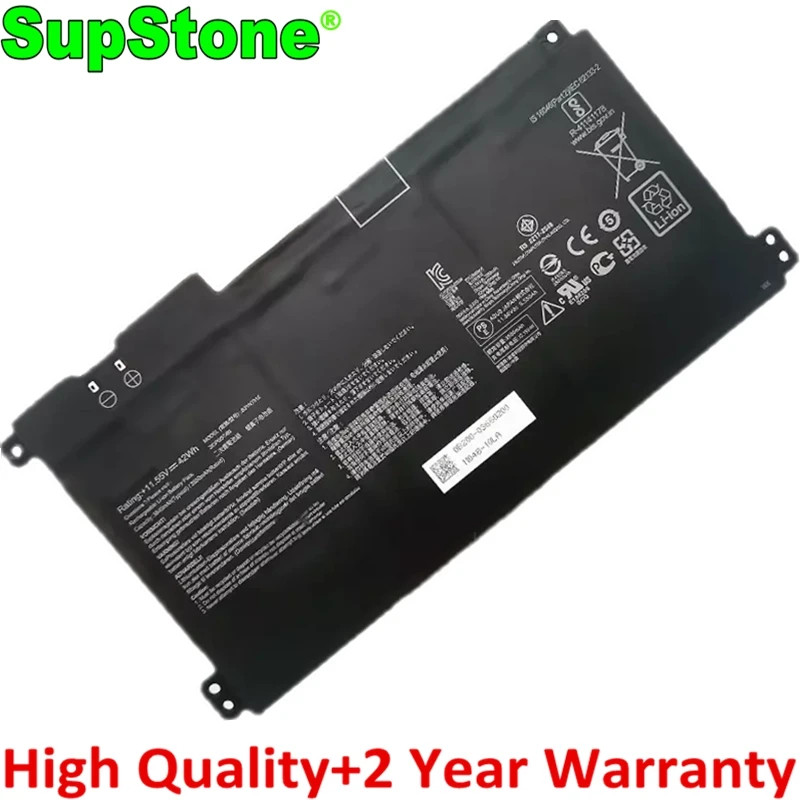 Фото SupStone C31N1912 B31N1912 Аккумулятор для ноутбука Asus VivoBook 14 E410MA-EK018TS,BV162T,EK017TS,EK026TS,L410MA E510MA F414MA №1