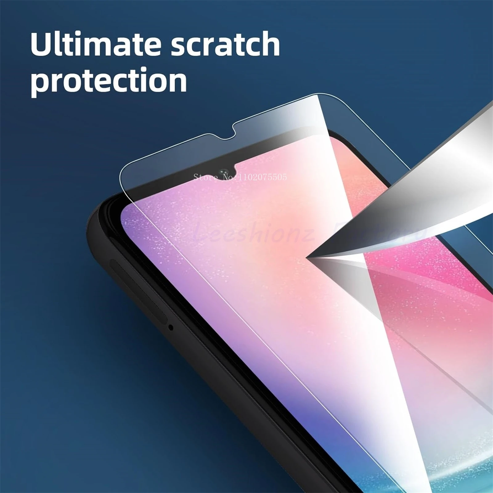 4Pcs 9D protezione a copertura totale per Samsung Galaxy A24 pellicola proteggi schermo in vetro antigraffio Anti-frantumazione - immagine 5