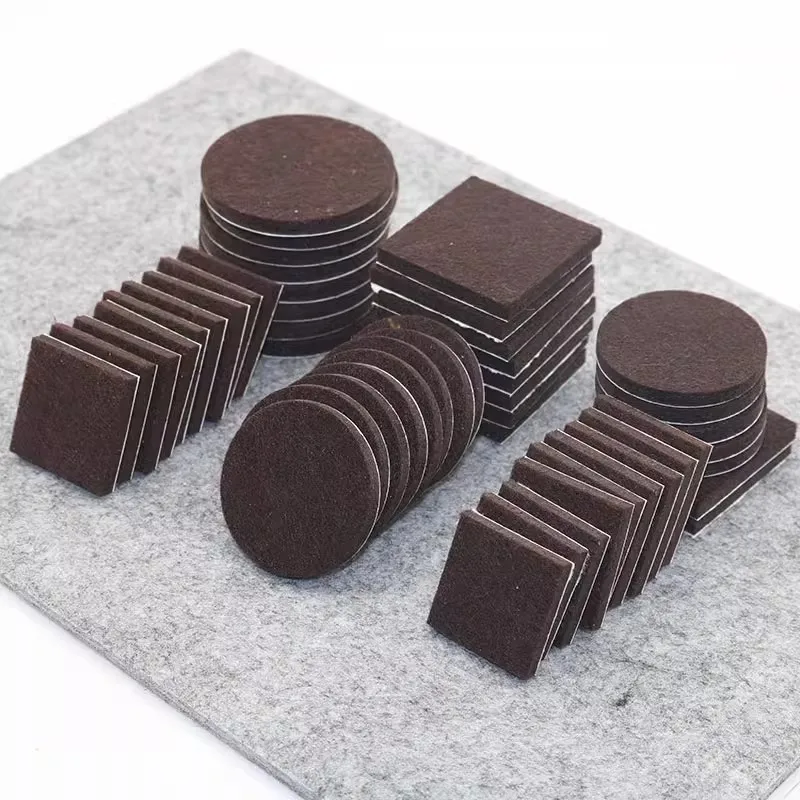 Non-Slip Felt Furniture Pads - Thick Floor Protectors with Self-Adhesive Backing