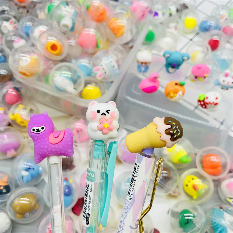 20pc 32mm Children Mini Claw Machine Toys Accessory Ball Transparent Twisted Egg Toy Surprise Capsule Ball Kindergarten Prizes 3