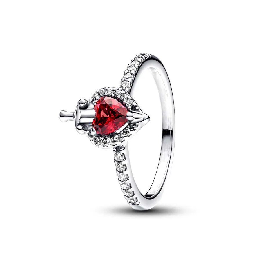 Finger Ring New Disney Villain Evil Queen Elevated Heart Suitable Fit Women's Birthday Jewelry Gifts