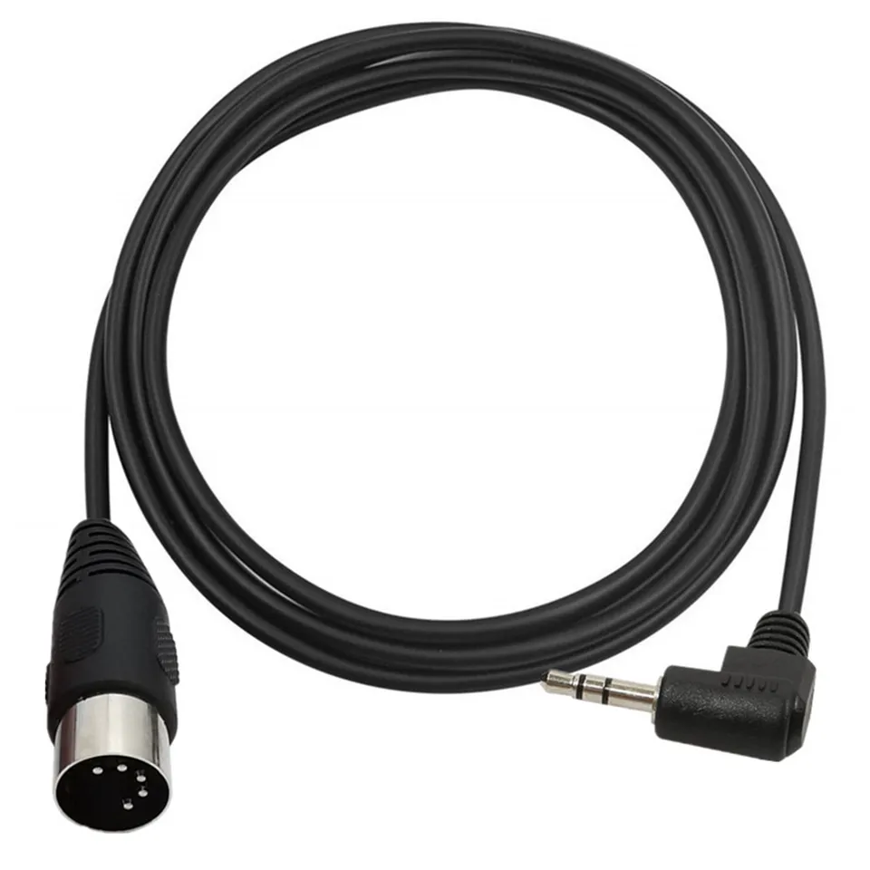 Câble D'Extension MIDI DIN 5 Broches Vers Connecteur Type D Femelle – 53 Cm – Pour Synthé, Clavier, Piano