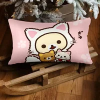 Chaude belle r-ilakkumas Double face impression Rectangle taie d'oreiller chevet taie d'oreiller canapé housse de coussin chambre décoration de la maison 2