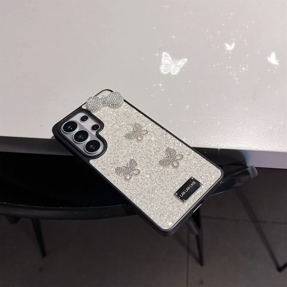Luxury Glitter Rhinestone Bow Phone Case Cover