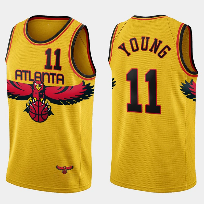 21-22 New Season Mens American Basketball Jerseys Clothes #11 Atlanta Hawks Young Texas European Size Ball Pants T Shirts |