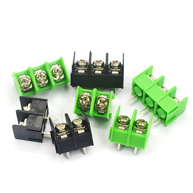 10Pcs 300V/20A 7.62 mm KF7.62-2P 3P 4P Screw Terminal Block Connector 7.62mm Pitch pcb terminal block connector
