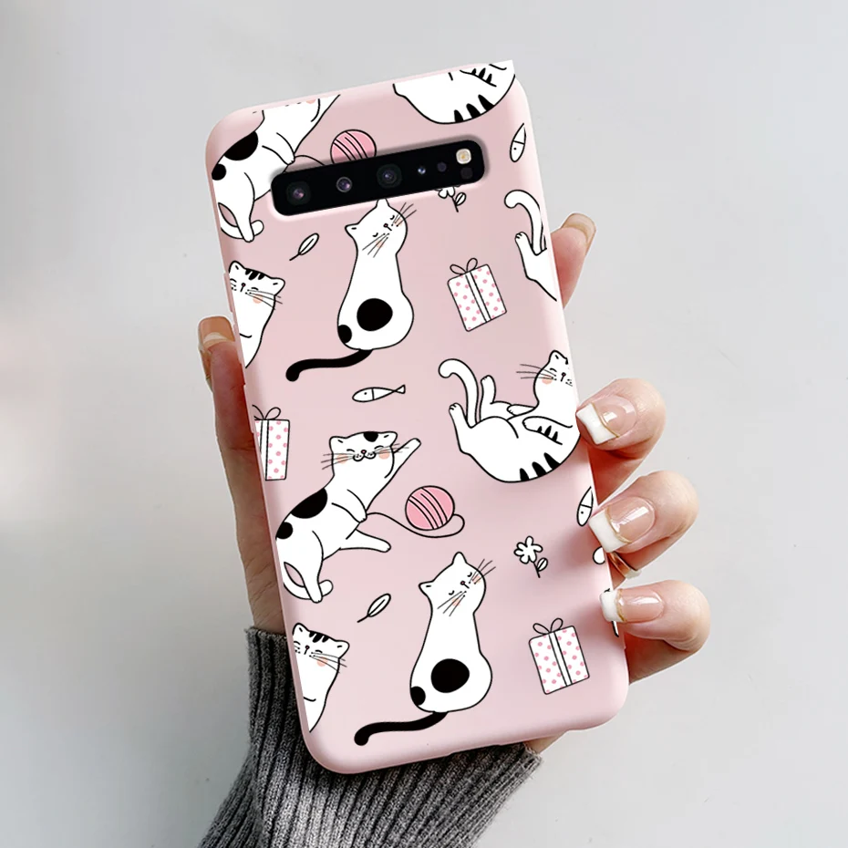 Für Samsung S10 5G Fall Niedlichen Panda Silikon Zurück Abdeckung Telefon Fall Für Samsung Galaxy S10 5G G977N S10 5G Fällen Weichen Stoßstange Funda – Detail 8