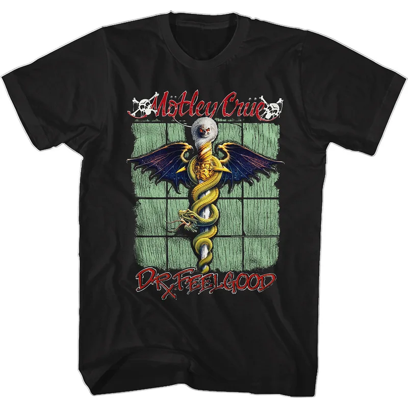 1987 Tour Motley Crue Heavy Metal Retro Punk High Quality Cotton T-shirts for Men and Women in Los Angeles California 5