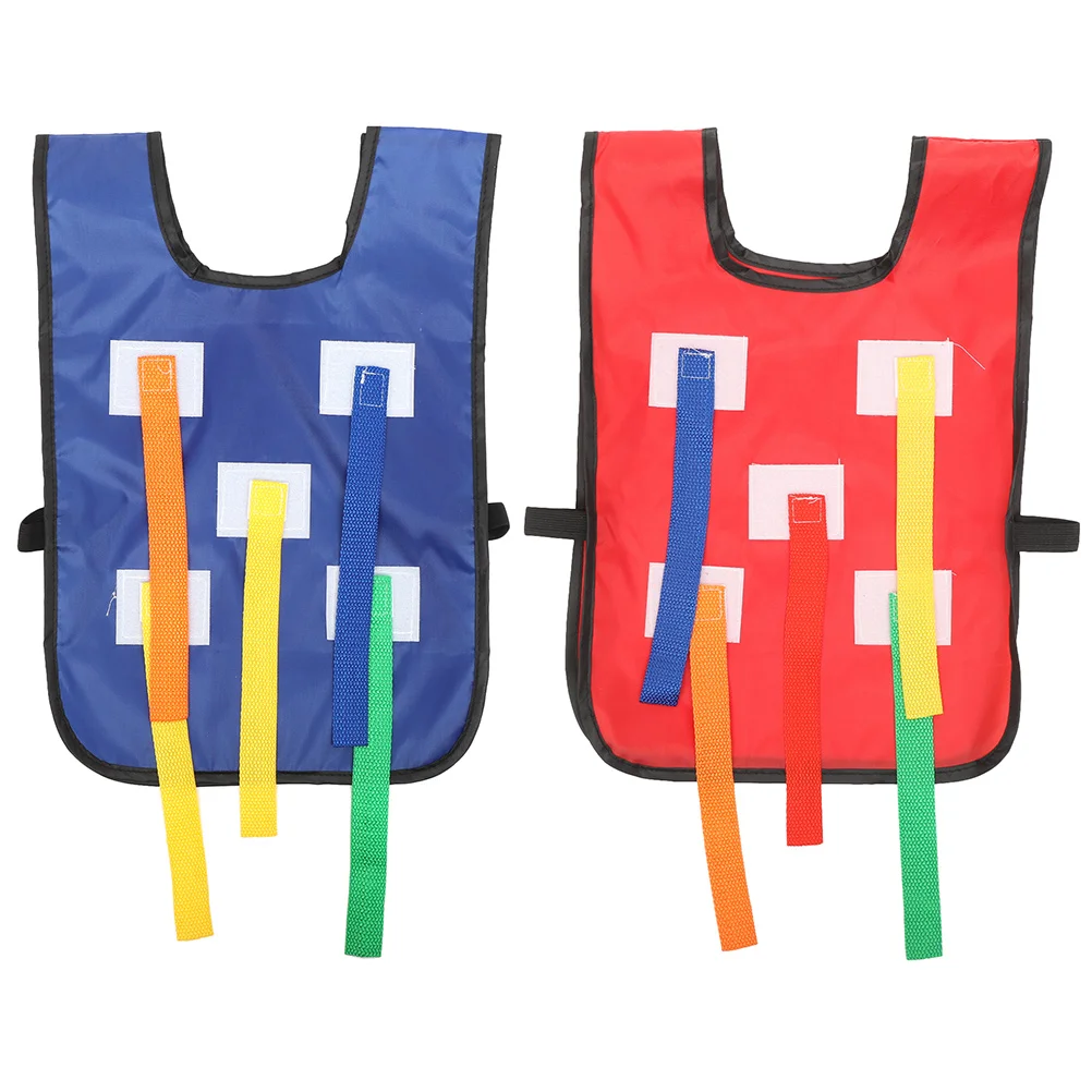 

2 Sets Tail Pulling Vest Training Equipment Toy Tank Top Outdoor Sports Activities Prop