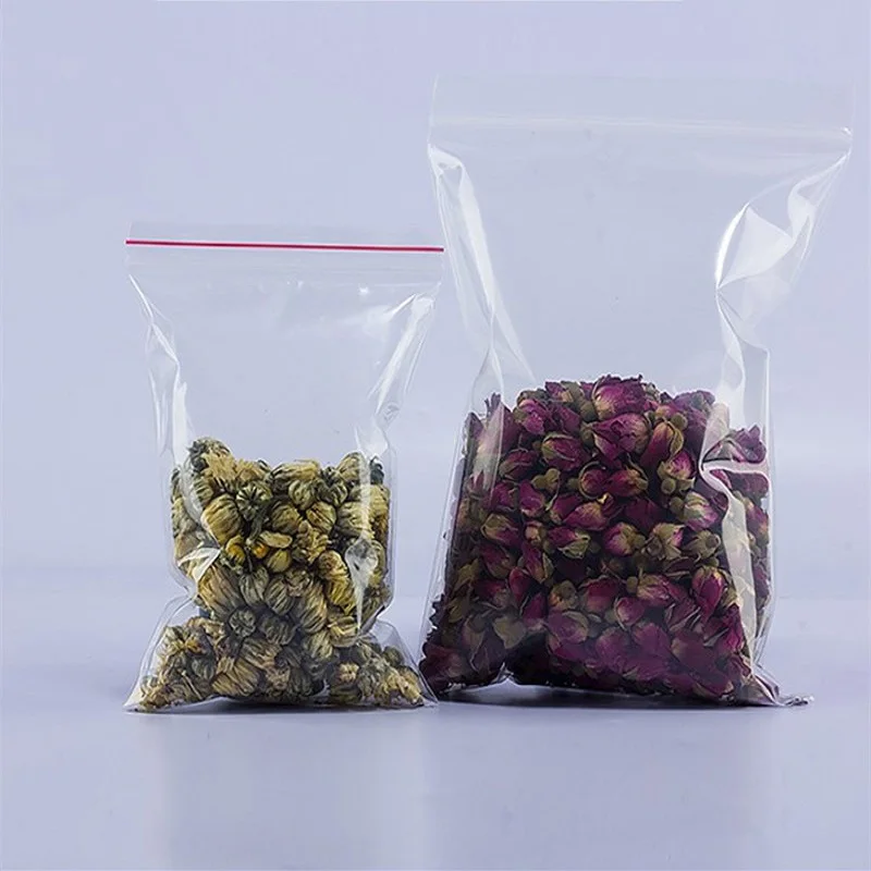 Plastic Ziplock Bags 100pcs for Jewelry Packaging