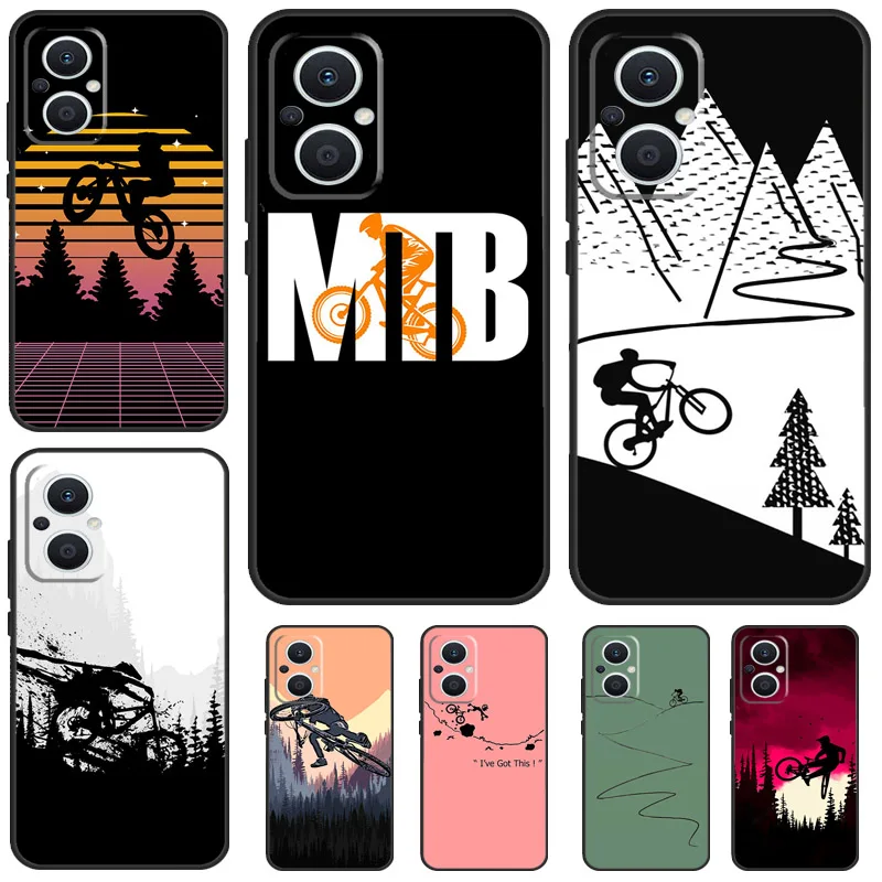 Mtb Mountain Bike Bicicletta Custodia Per Oppo Find X3 Lite X2 Neo X5 X6 Pro Oppo Reno 10 Pro 8T 5Z 4Z 4 5 6 7 8 Lite Cover
