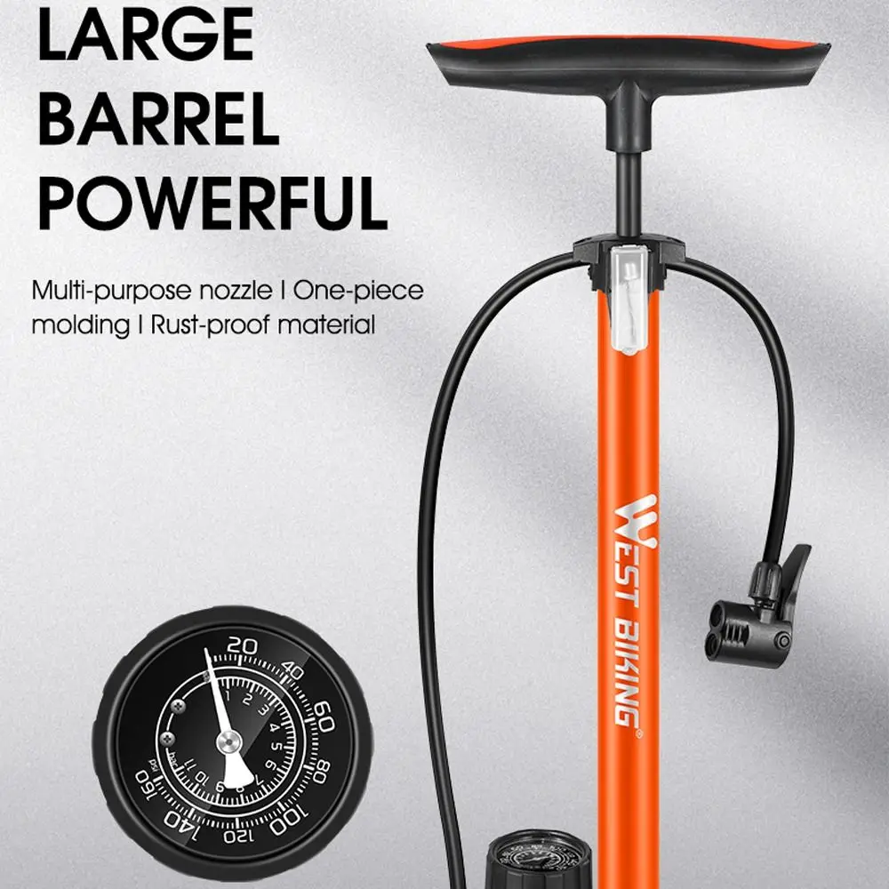 Air Pump High Pressure Tire Inflator Pump Cycling Tire Air Inflator Tire Pump Bike Floor Pump Bike Pump Bicycle Air Pump