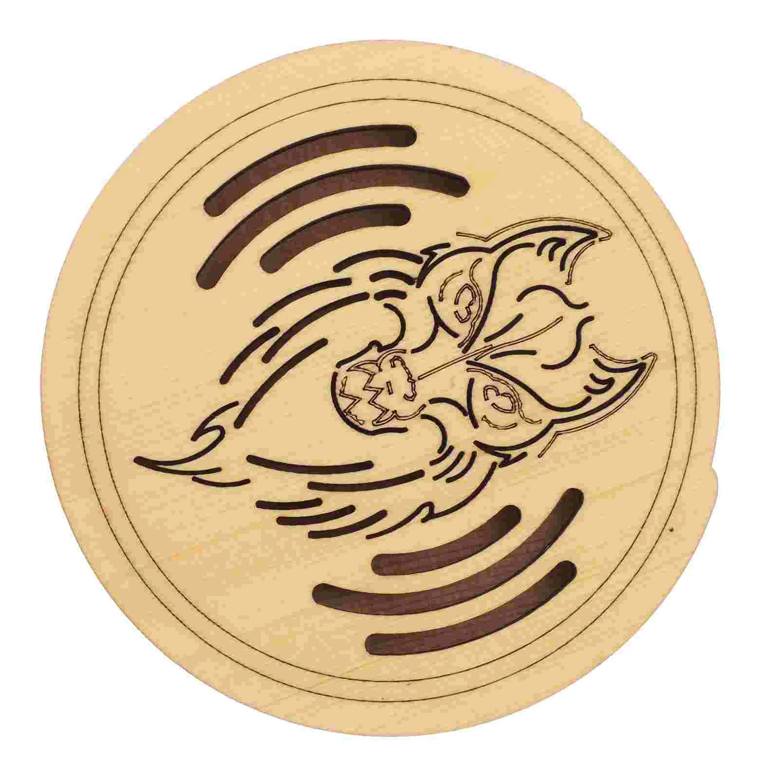 

Guitar Sound Hole Cover Covers Guitars Resonator for Acoustic Screens Accessories Feedback Reducer Supplies Soundhole Parts