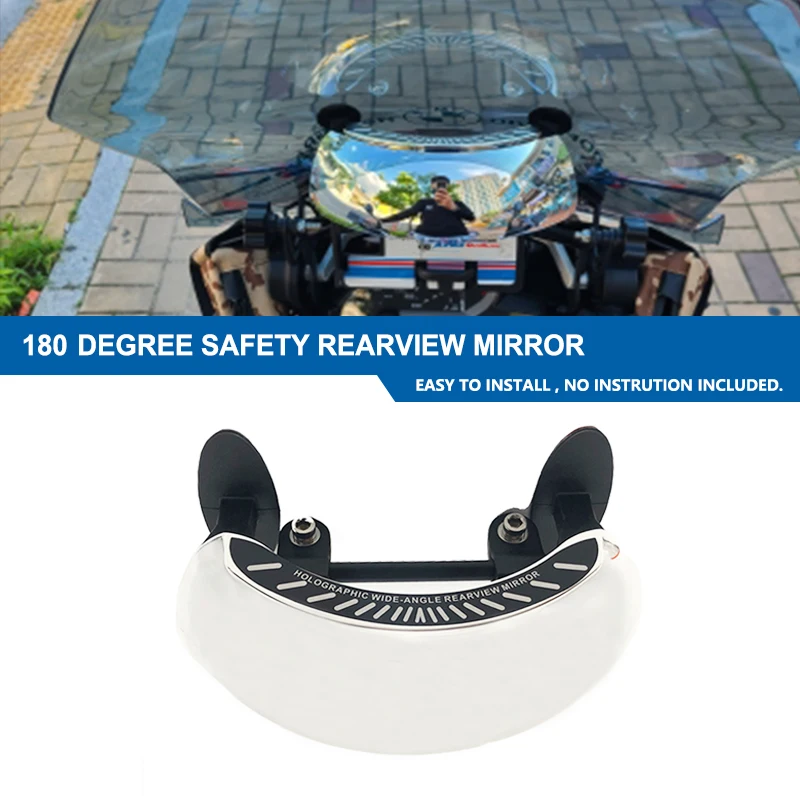 Parabrezza Specchietto Retrovisore Grandangolare Da 180 Gradi Per Moto Honda Forza 125 Forza 300 Forza 350 Forza 750 Nss300/350/750