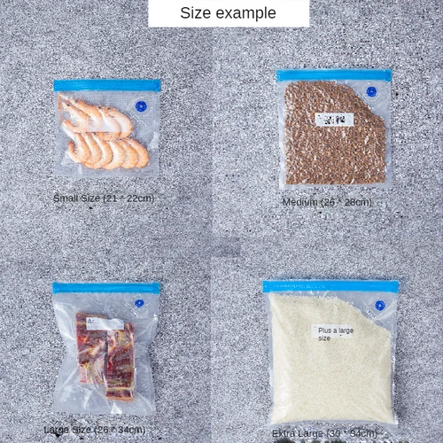진공 기계용 진공 백, 재사용 가능 식품 보관 진공 백, 투명 주방 보관 백, 진공 펌프, 4 가지 사양 4