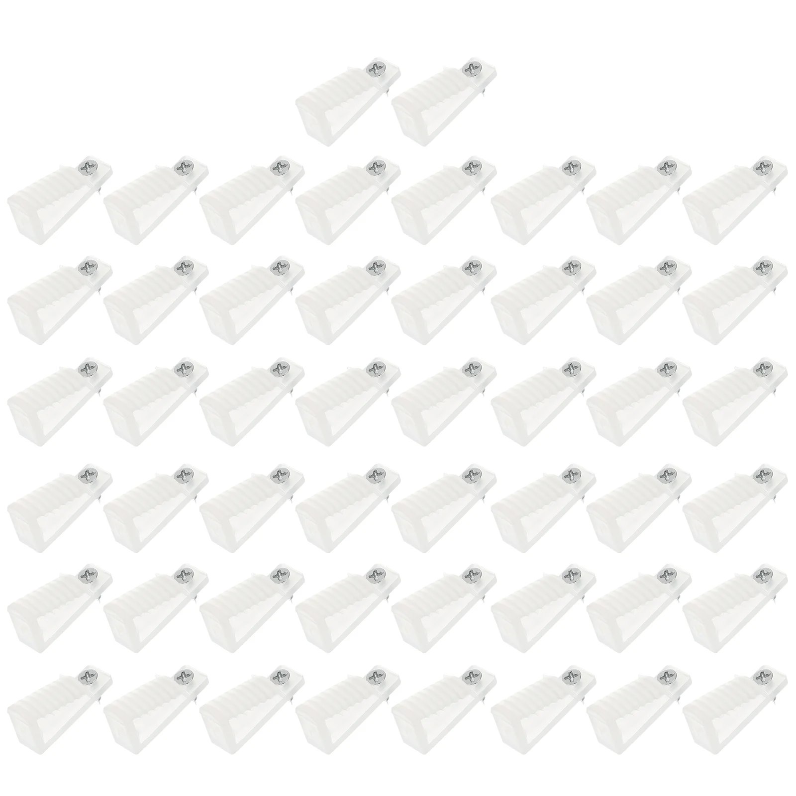 

50pcs Outdoor String Lights Hanger Hooks LED Light Clip Christmas Lights Hanger with Screws