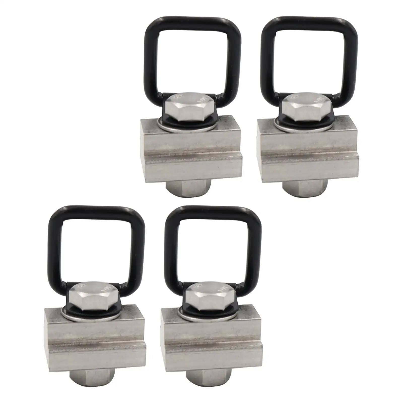 

4Pcs Bed Deck Rails Cleat T Slot Nuts Fits 3/8"-16 Thread Screws Tie Downs and Accessories for Toyota for tacoma Professional