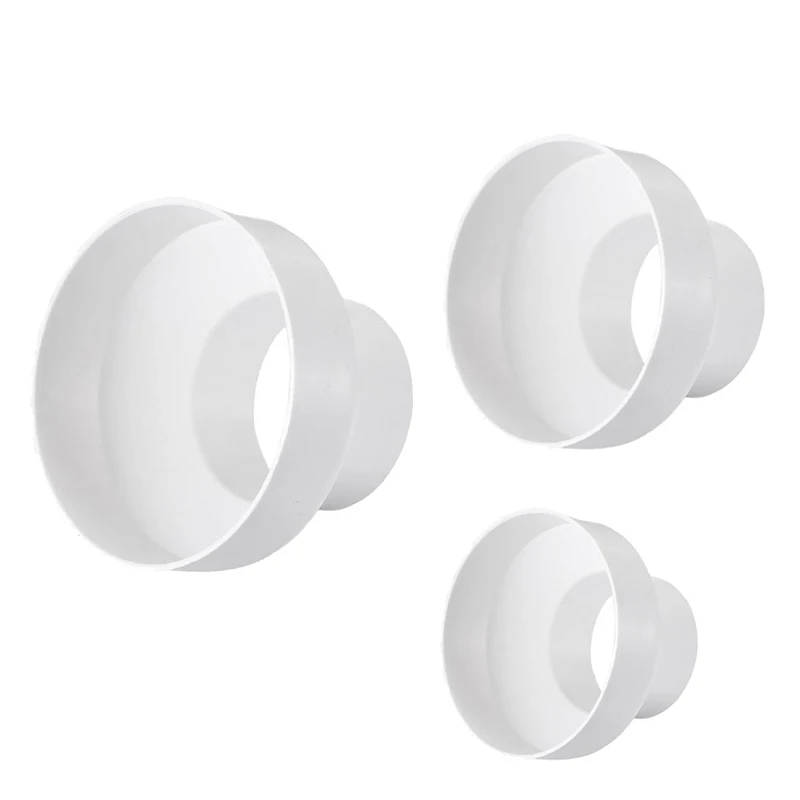 Ventilation Pipe Reducer Adapter Air Duct Connector for Inline System |