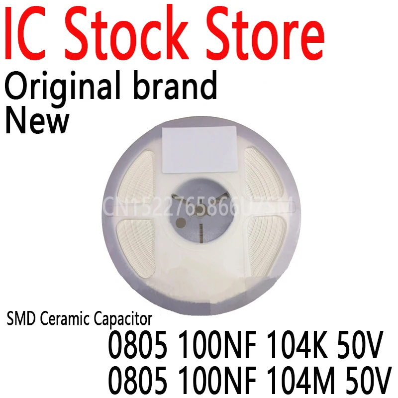 4000 Pz/Lotto Nuovo E Originale 2012 0.1Uf X7R 10% 20% Condensatore Ceramico Smd 0805 100Nf 104K/104M 50V
