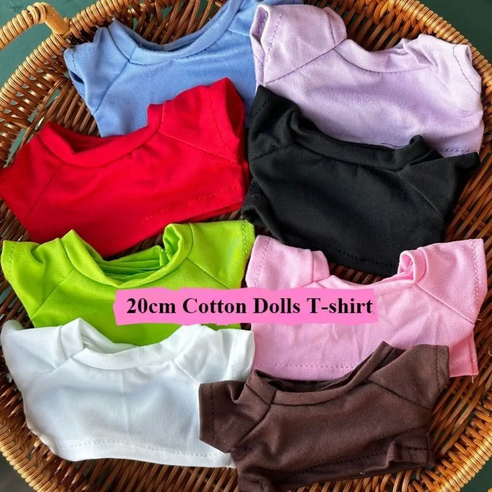 Toys Accessories Cotton Doll Clothes Fashion Style Elastic Mini Clothes Idol Doll Outfit for 10/15/20cm Cotton Stuffed Dolls