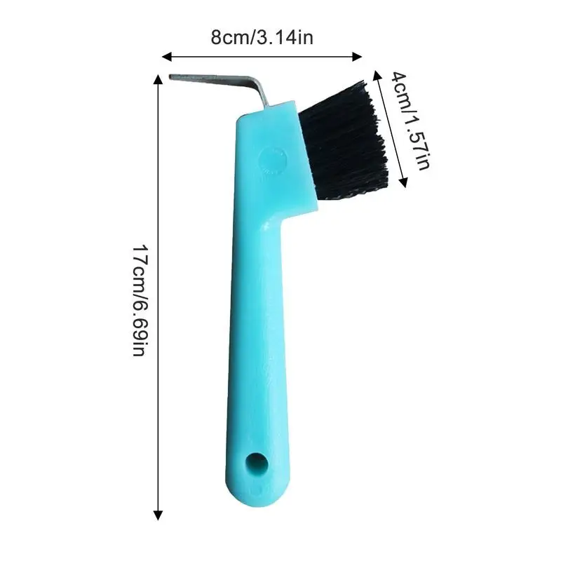 Hoof Picks For Horses 2 In 1 Horse Grooming Supplies Hoof Pick For Horse Cleaning Horse Hoof Polish Hoof Pick With Brush 6
