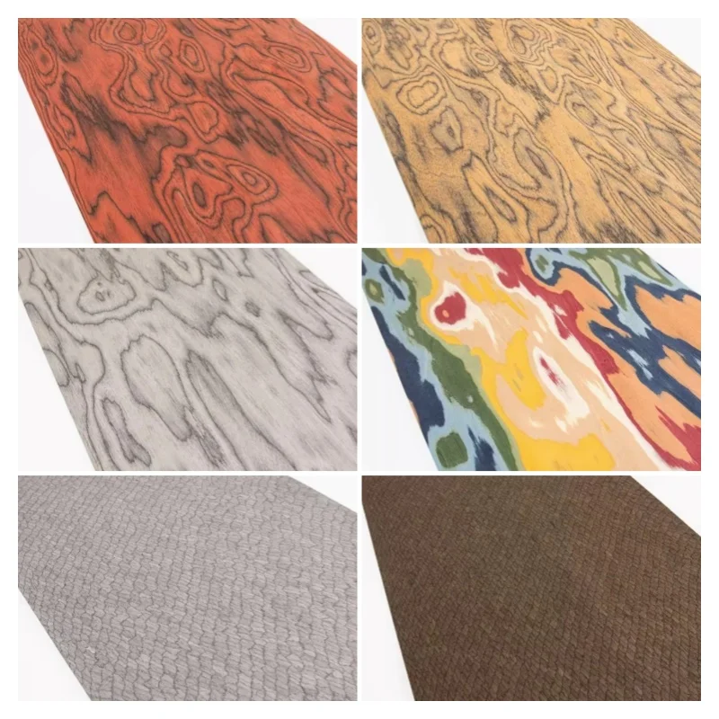 Technology Wood Veneer Sheets ALPI Colorful Wide Wood Skin L: 2.5Metersx58cm for Furniture Wall Decorative Panel Veneer