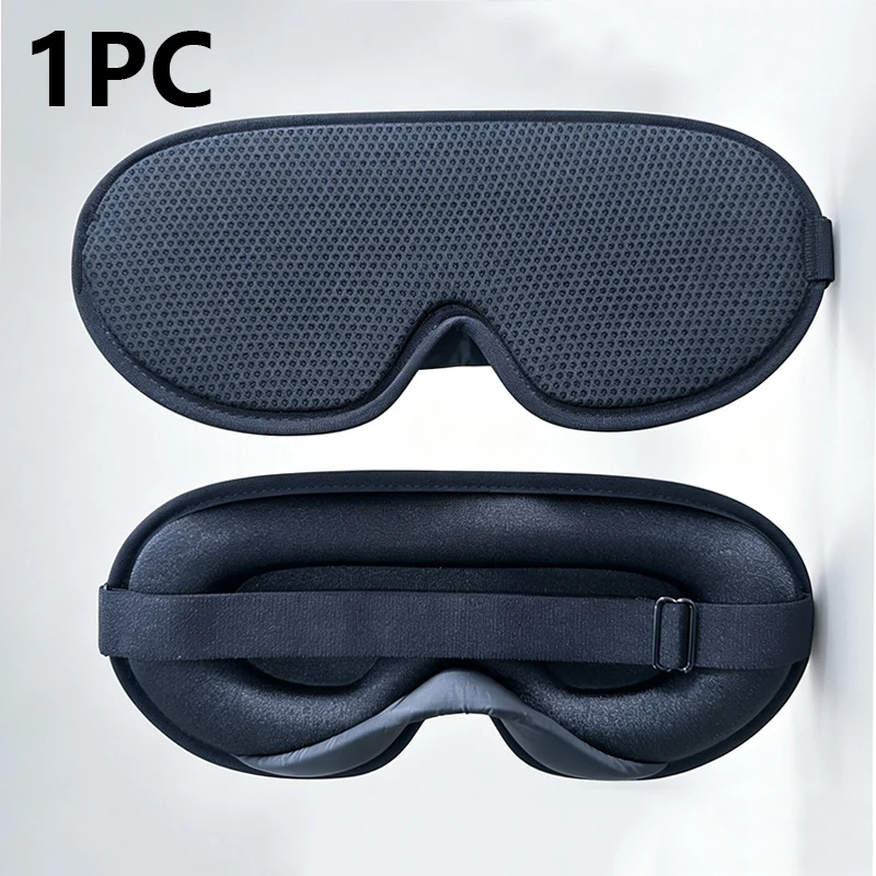 Luxurious 3D Blackout Sleep Mask – Ultra-Soft, Breathable & Adjustable for Ultimate Comfort