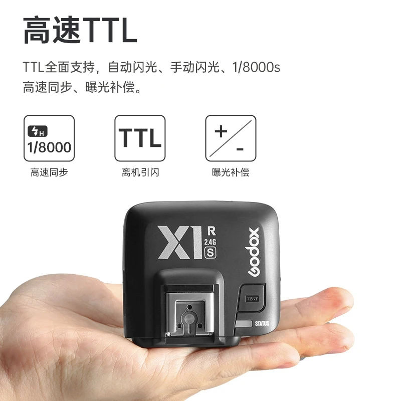 Flash Trigger Godox X1R C X1R N X1R S X1 TTL 2.4G Wireless For X1T X2T Xpro Trigger Transmitter Canon Nikon Sony Speedlite