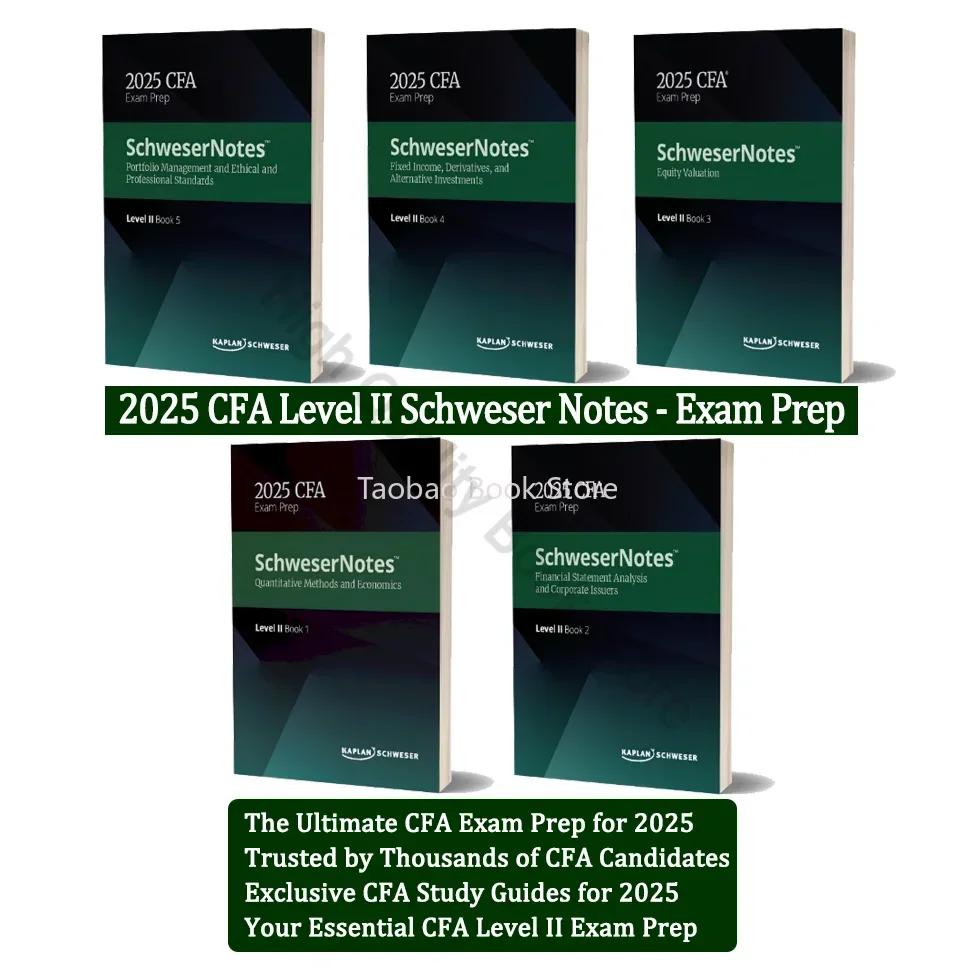 2025 CFA Level 2 Schweser Notes Exam Prep:Quantitative