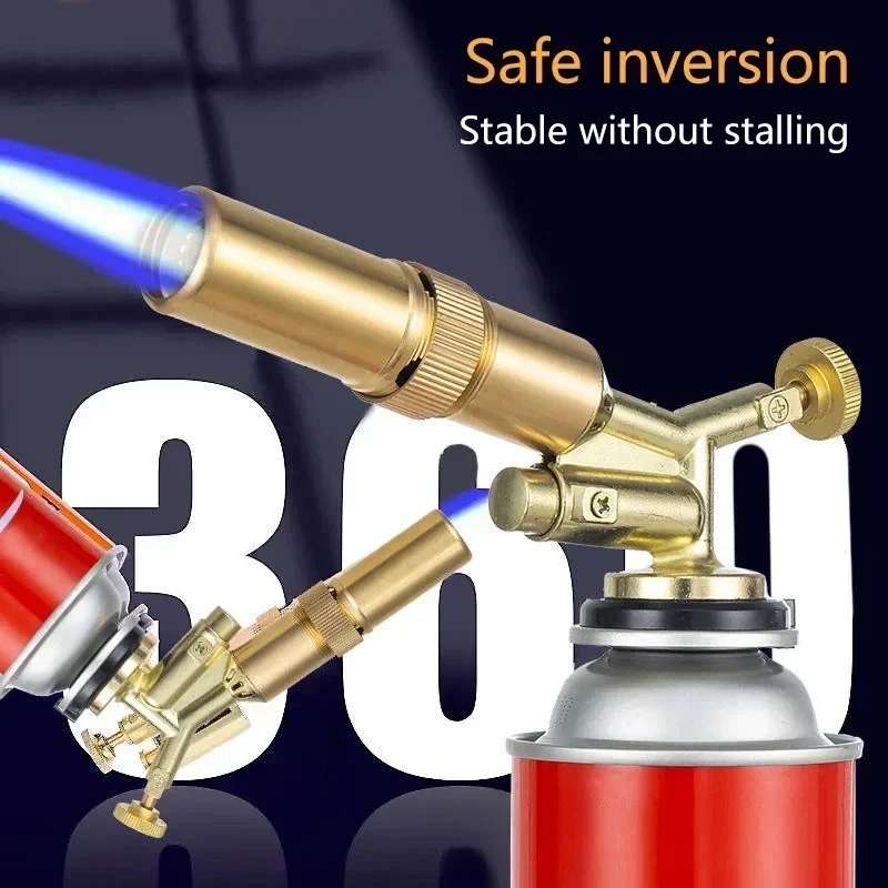 Copper Tube Spray Gun Adjustable Flame Outdoor Camping