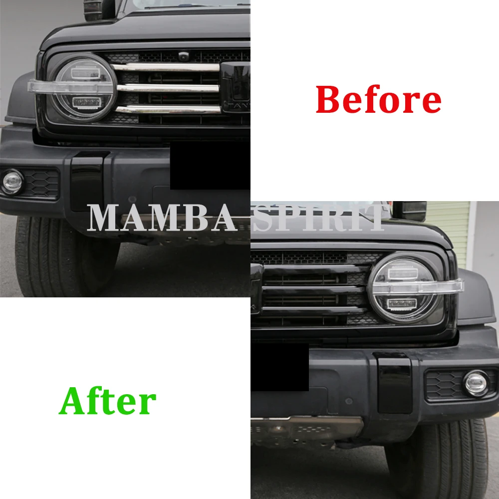 Great Wall GWM Tank 300 Front Grille Decorative Frame Front Emblem Badge Emblem Cover Exterior Accessories