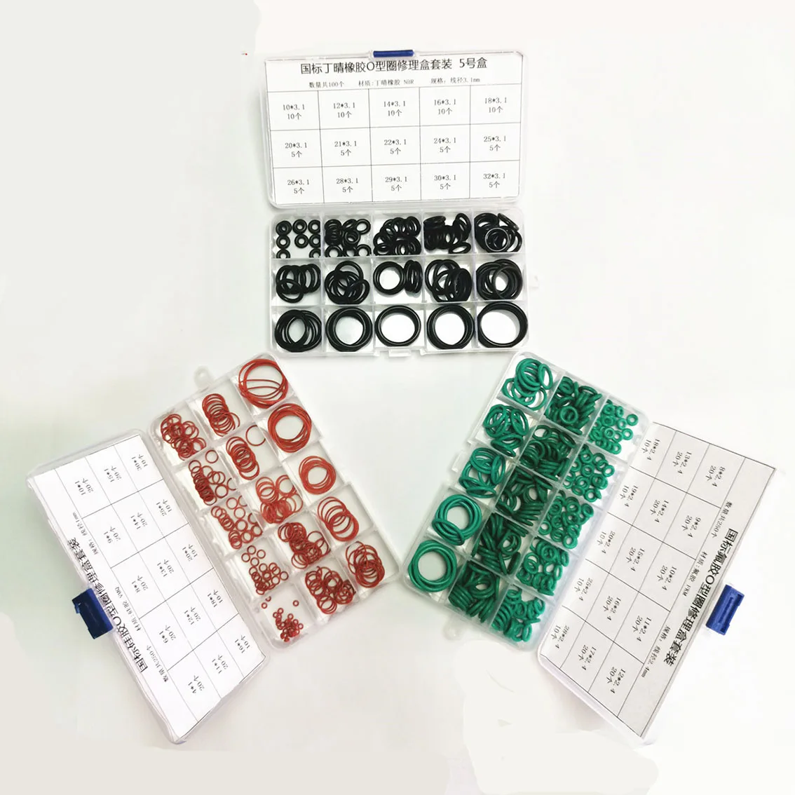 VMQ Ǹ O Ŷ Ʈ, , 1/1.5/2/2.4/3.1mm ̾ , O  ͼ, 1 Ʈ