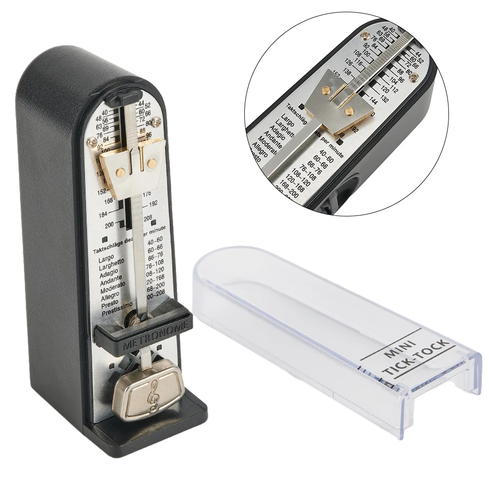 

Новый качественный механический метроном портативный метроном Универсальный 11 см аксессуары из металла и пластика для виоинкулеле