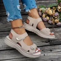 2025 nouvelles sandales d'été voyage femmes chaussures nouvelle sandale semelle Durable sandale dames en plein air plage pantoufles plate-forme sandales 6