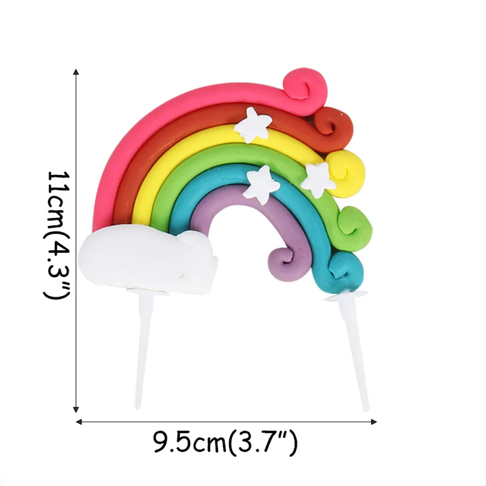 Unicorn Party Cake Topper Cloud Rainbow Cake Flags Decor Kids Birthday Party Cupcake Topper Unicorn Supplies cake topper cake toppers cupcake supplies birthday party supplies party decorations cake decorations