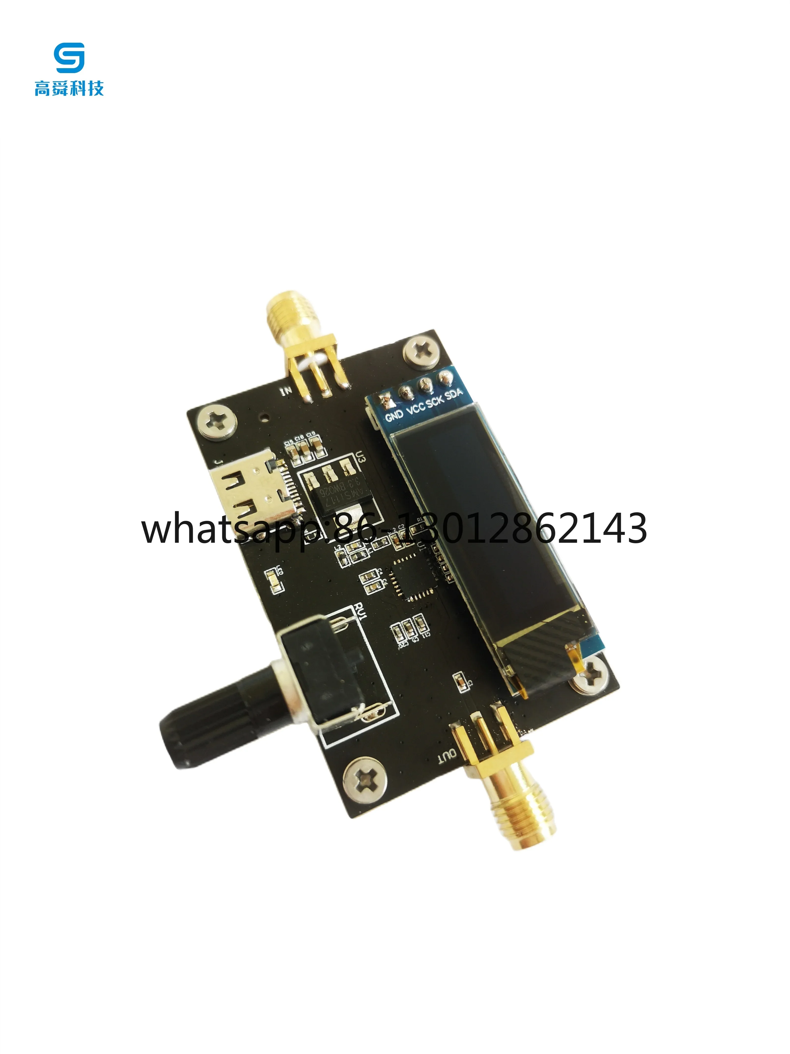 624A 디지털 RF 감쇠기 모듈 031.5dB 조정 가능 DC-6GHz 0.5dB 단계 정확도