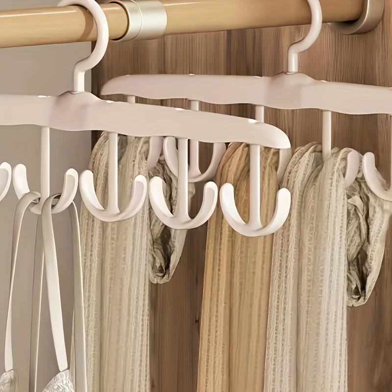 2 Pieces of Hanging Hangers for Household Clothes, Underwear Hooks, Plastic Hangers, Rotatable Multi Hook Hangers BEST SELLERS