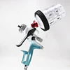 Spray Gun Nozzle 1.3 And1.8mm With 400CC Mix Tank And Adpater Car Paint Gun Varnish Paint Sprayer HVLP 4000B Air Spray Gun 3