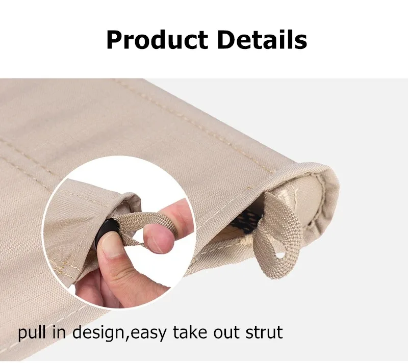 Naturehike 2024 Neues Campingbett mit hoher Belastung, tragbare Klappbetten, höhenverstellbar, einfaches Set, stabil, für Outdoor-Reisen, Wandern, Schlafbett – Detail 8
