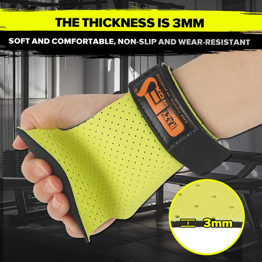Weight Lifting Grips Heavy Duty Straps Alternative Power Lifting Hooks Deadlifts Neoprene Padded Wrist Support Bodybuilding