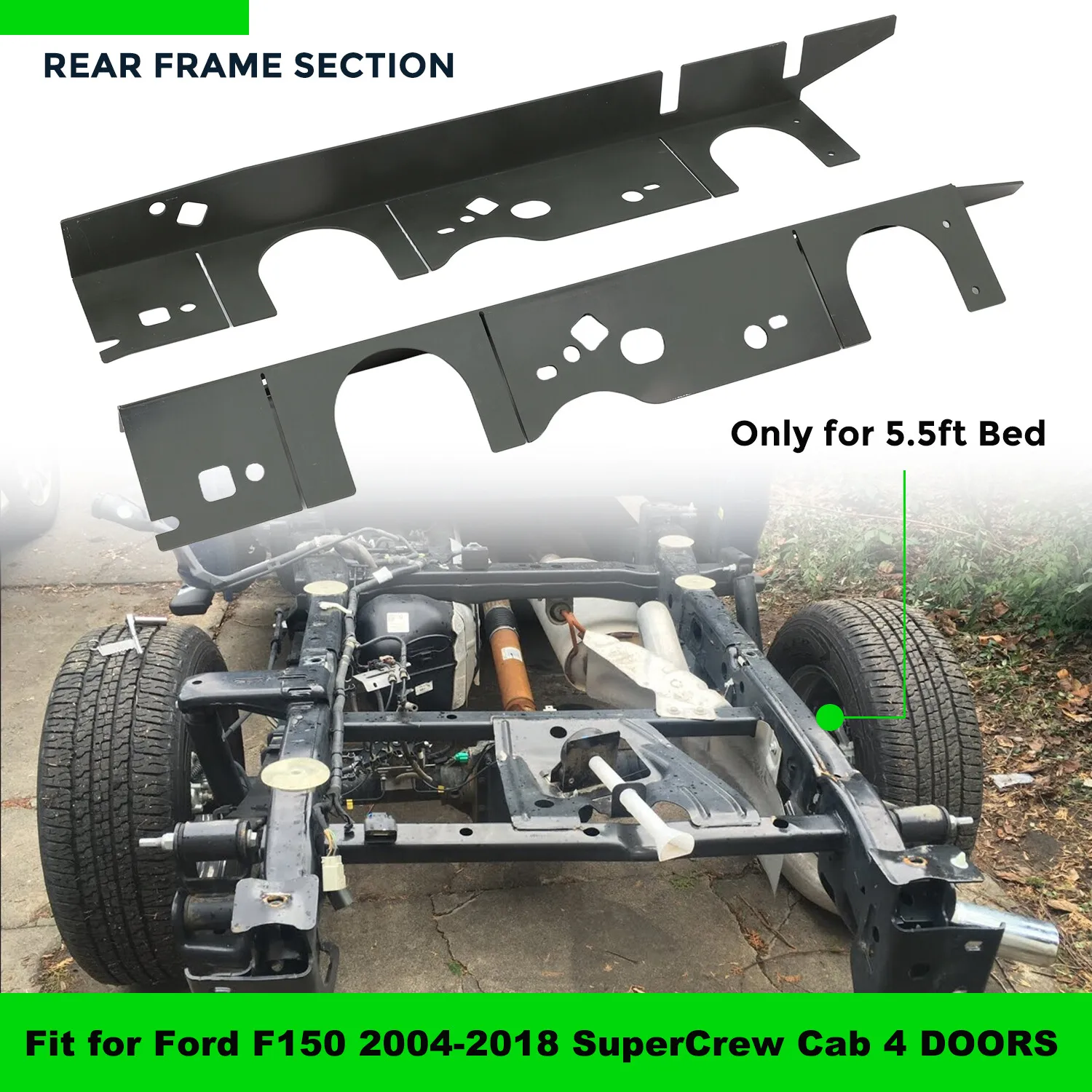 Rear Frame Repair Kit Fit for 2004-2008 Ford F150 Super Crew Cab 4 Door ...