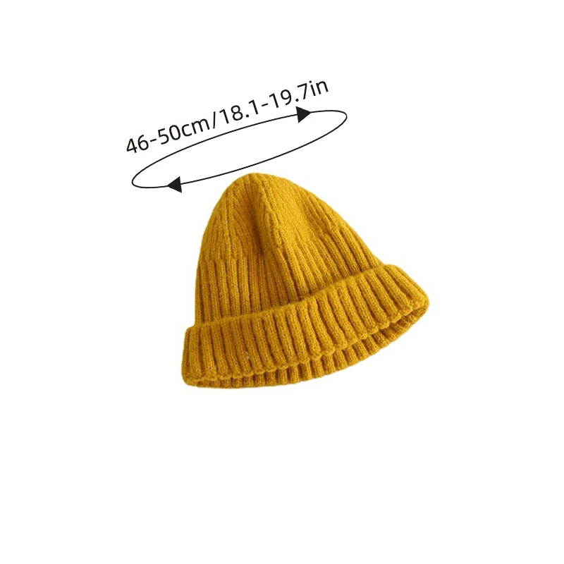 Kids Knitted Wool Hat - Winter Beanie for Boys  Girls 2-6 Years