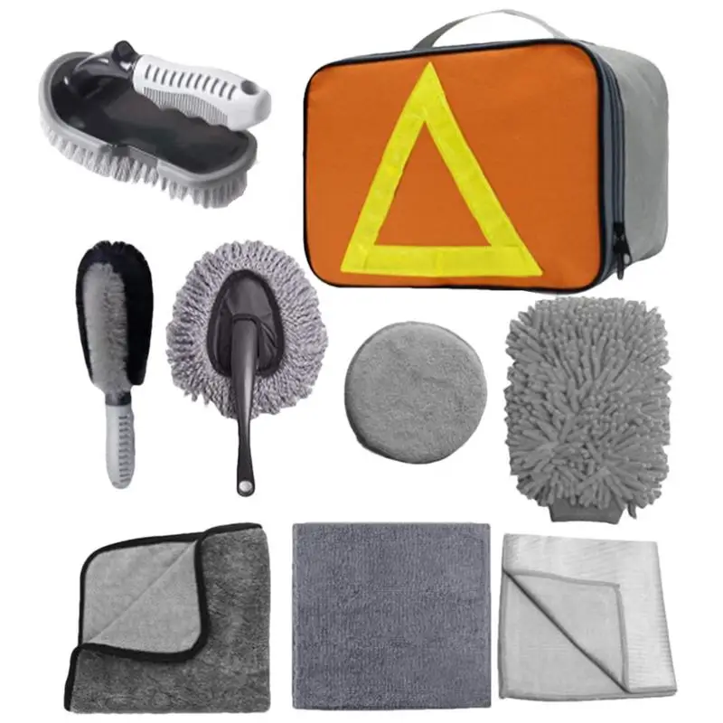 

10pcs Car Wash Kit Car Cleaning Brush Car Wash Brush Kit Cleaning Tools Car Detailing Brushe For Interior Exterior Auto Accessoy