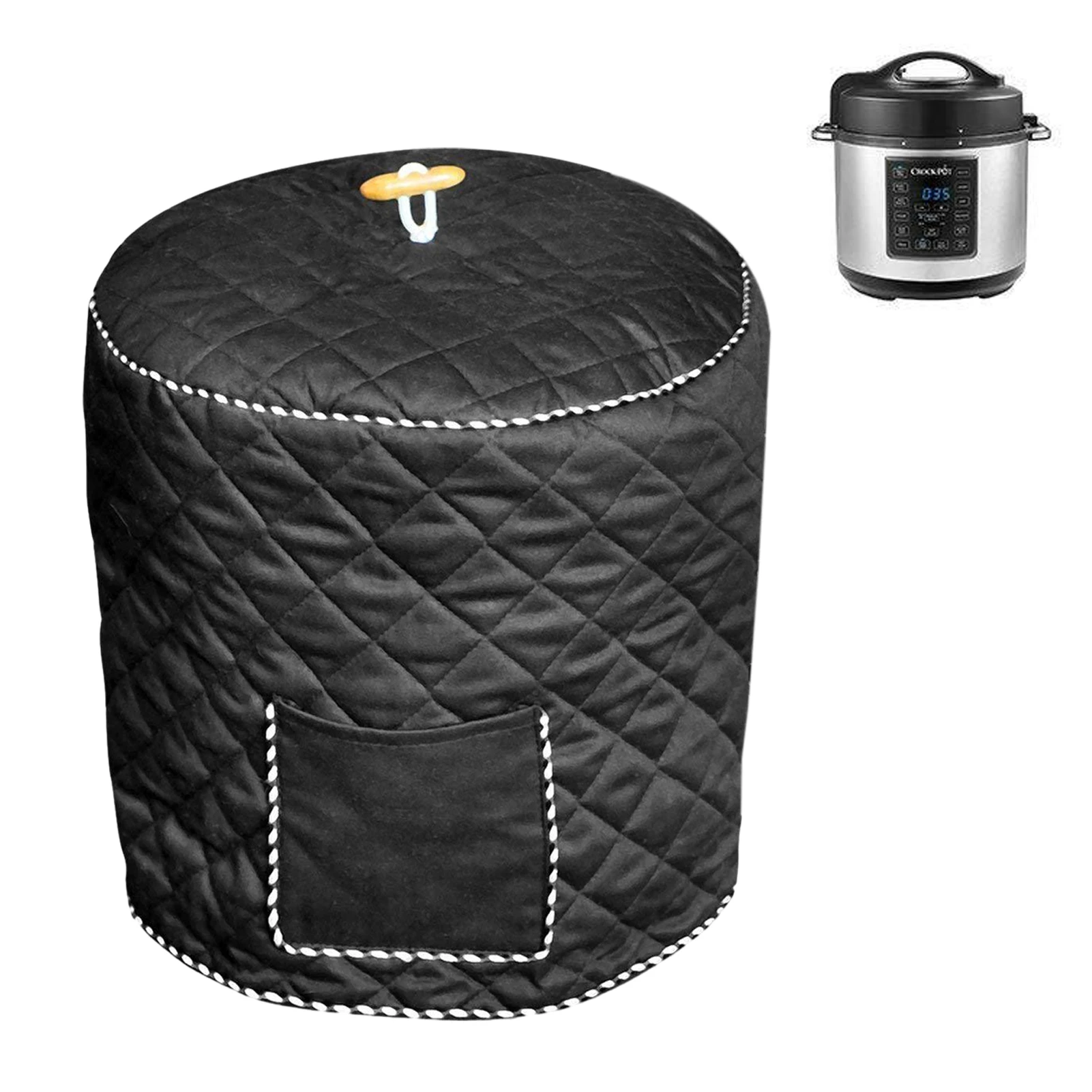Pressure Cooker Cover 8QD Decorative Home Anti Static Pressure Cookers Dust Cover Lining Interior kitchen dust cover