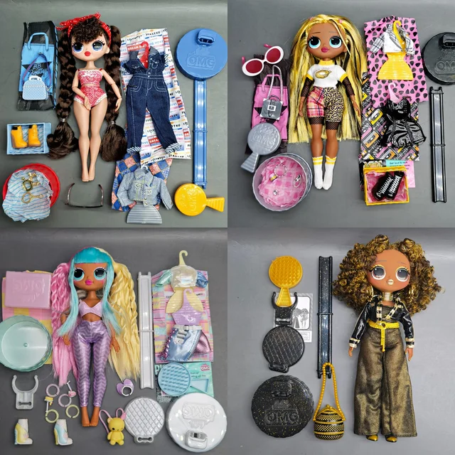Original LOL Surprise OMG Big Sister World Travel Magic Movie Series Dressup Girl Gift Doll Contains Clothes Shoes 3