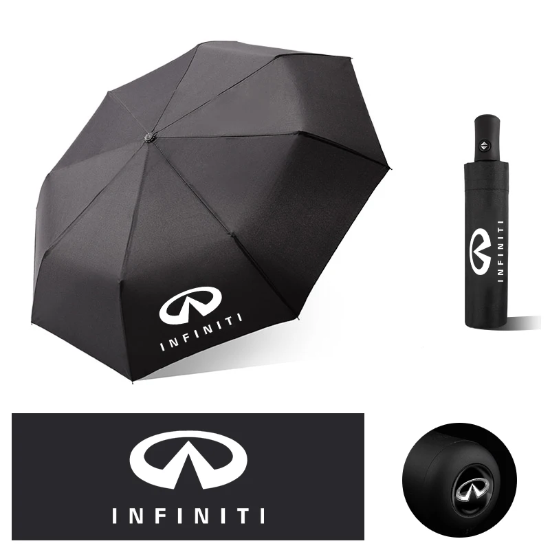 Car Logo Umbrella Windproof Automatic For Infiniti FX35 Q35 G35 QX50 QX80 Q70 QX70 FX37 Q30 Q50 QX56 QX55 M35 FX37 QX4 QX60 FX50 M37