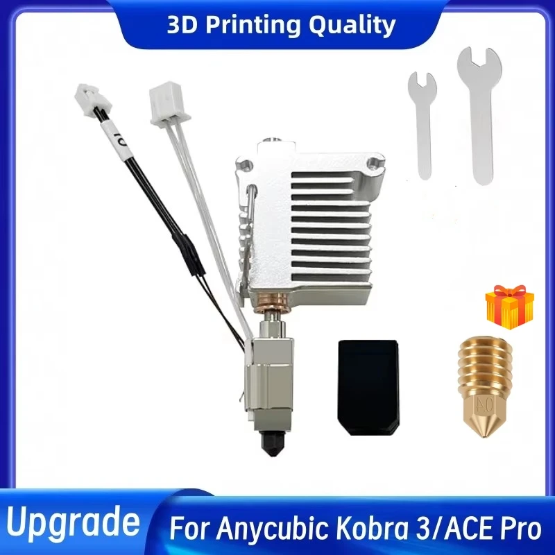 HzdaDeve Upgrade versie 2.0 Hotend (geen lekkage) voor Kobra 3 Combo