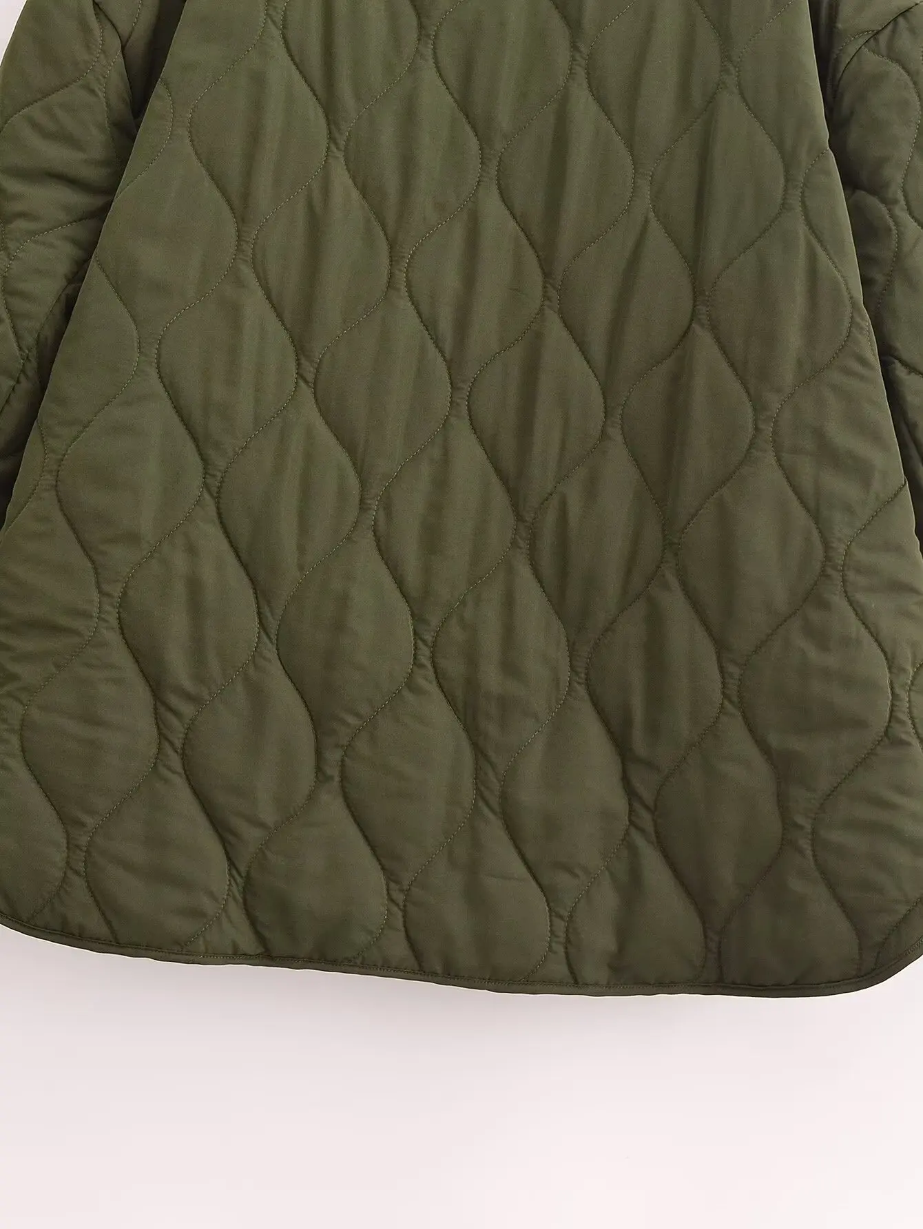 Bombers Jackets Women's Coat Armygreen Outwear Oversize Long Sleeve Tops Coat Solid With Zipper 2024 inszart Woman Jackets Coat