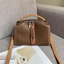 

New Texture Elegant Tote Crossbody Leather Women's Bag Large Capacity Boston Pillow Bag Luxury Bag Handbag Women Bag for Women